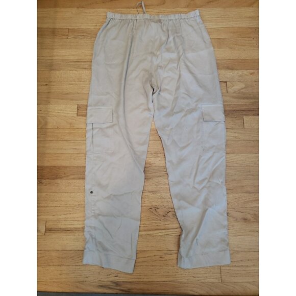 Elie Tahari Cargo Pants Tencel Adjustable Elastic Waist  Adjustable Length L - Picture 6 of 9